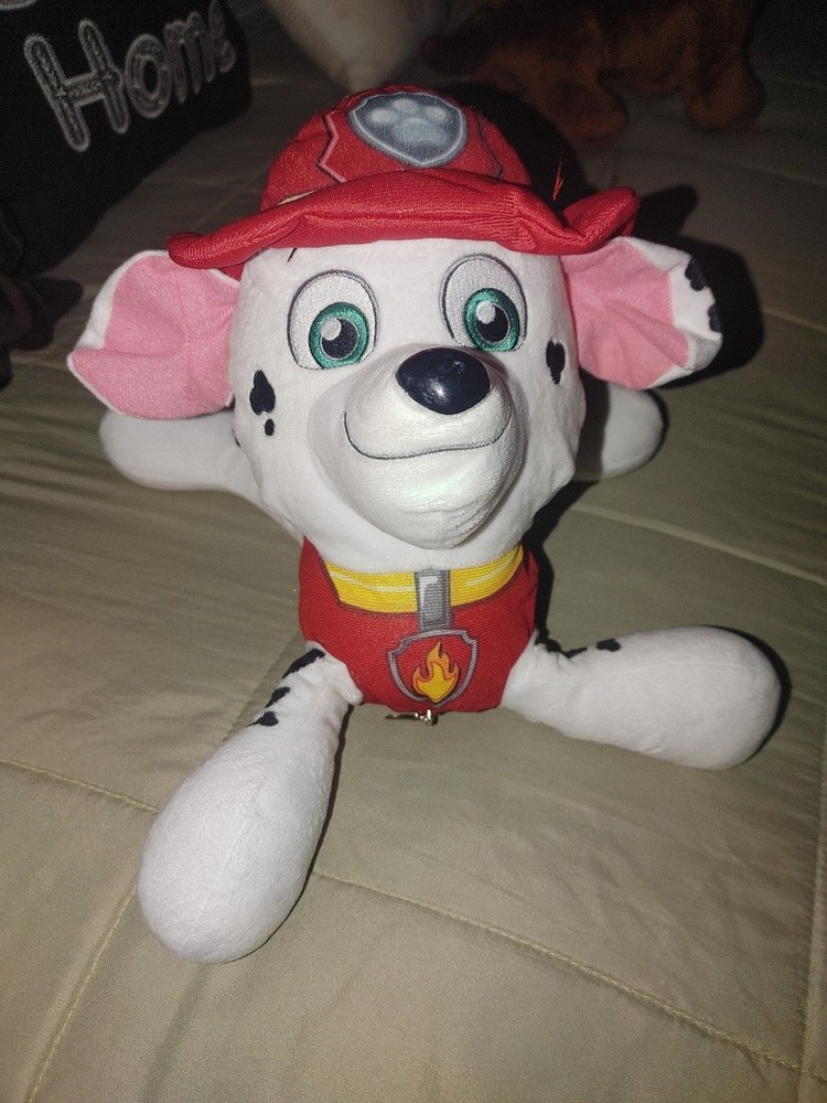 Paw patrol Marshall zippered plush backpack
